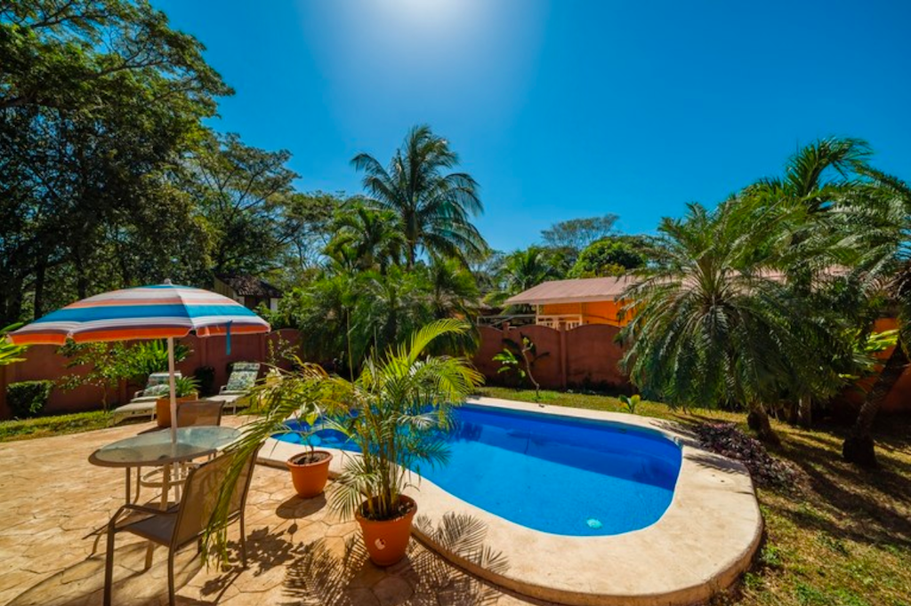 Casa-Roja-two-bedroom-home-pool-playa-potrero-beach-community-costa-rica