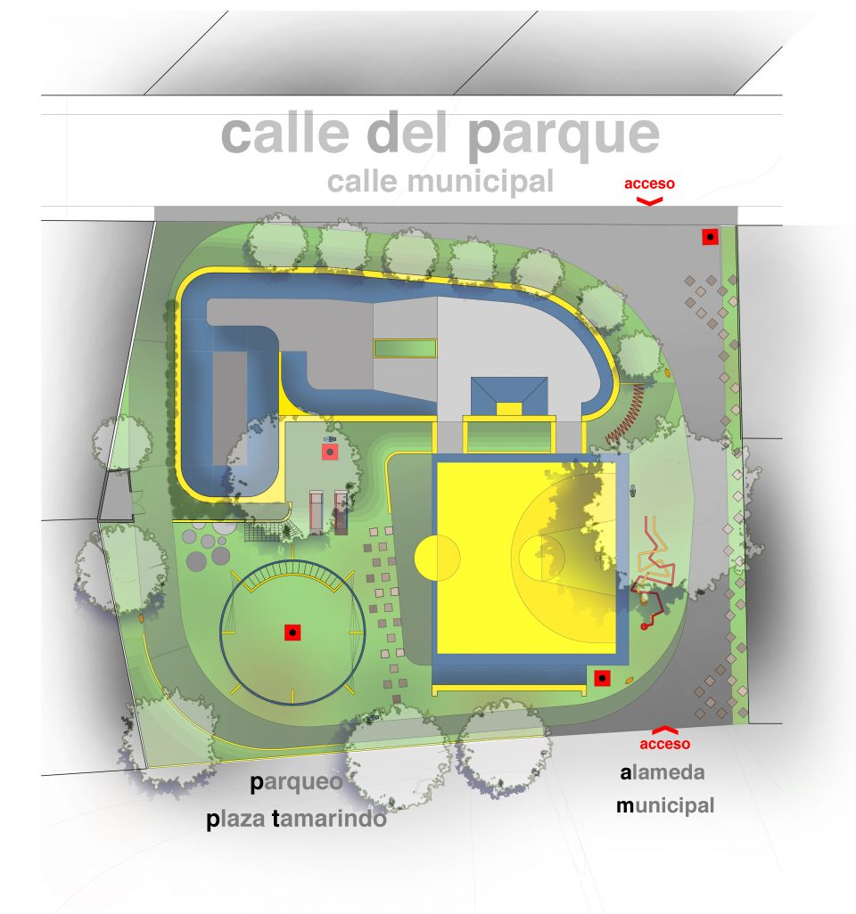 Design drawing of Oneida Park in Tamarindo Costa Rica