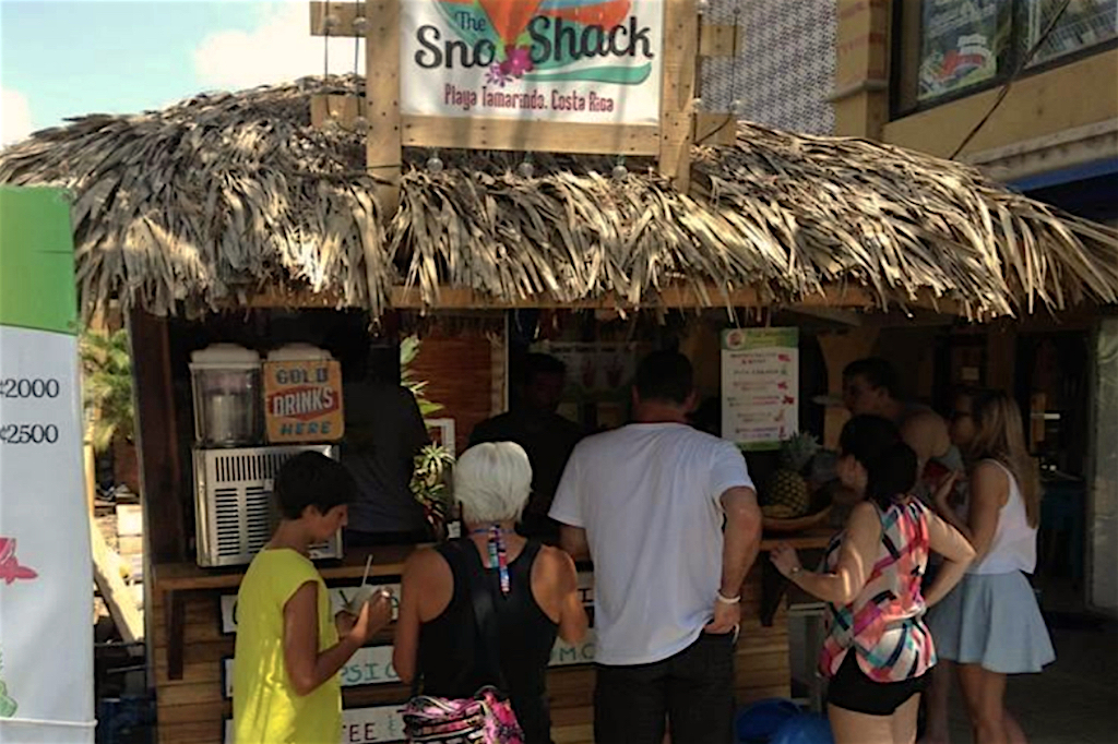 Sno Schack, shaved ice stand, Playa Tamarindo, Costa Rica