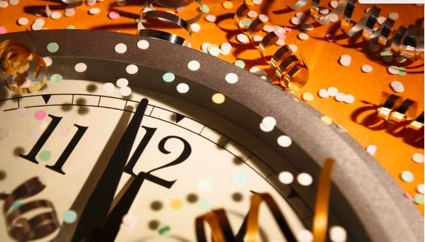 New year's clock