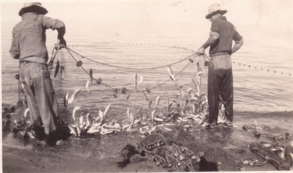 Fisherman in Tamarindo in the 1950's