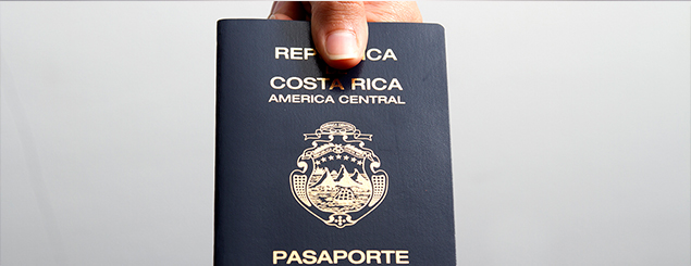 Photo of a Costa Rican Passport